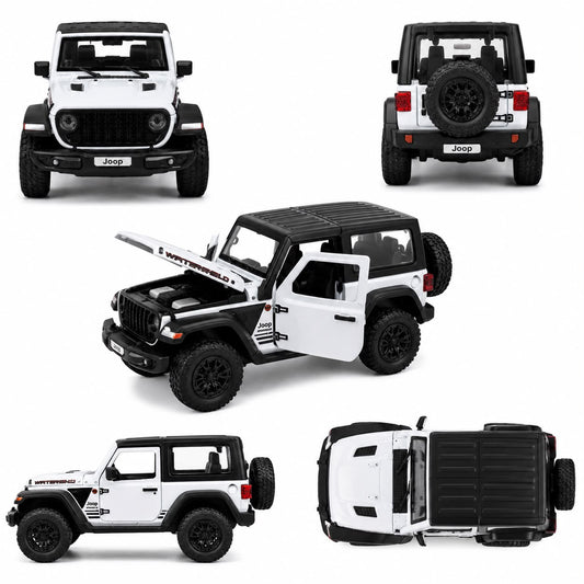 1:24 Die-Cast Off-Road wrangler SUV Model- white