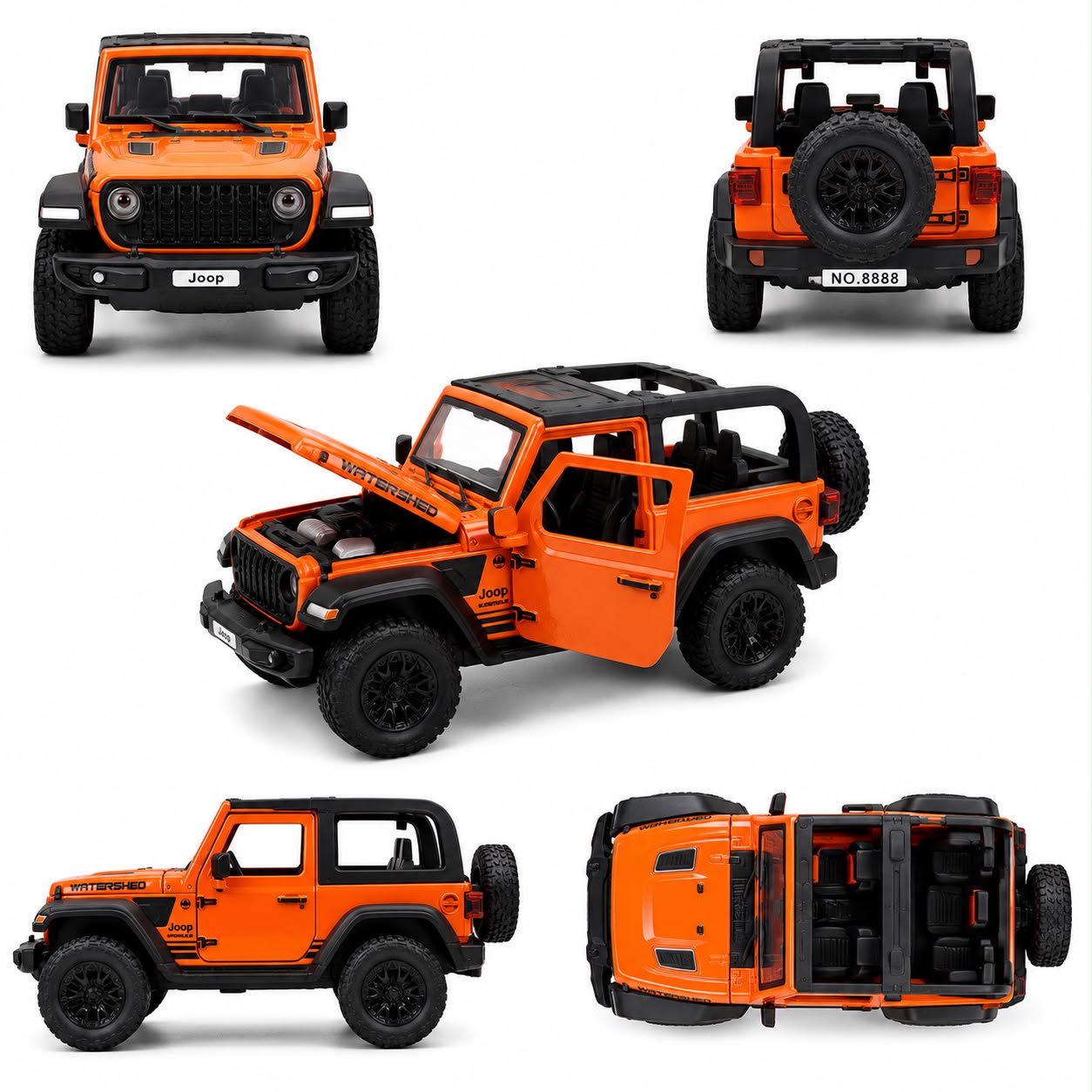 1:24 Off-Road Jeep Wrangler Die-Cast SUV