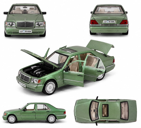1:24 Mercedes-Benz S320 Diecast Model Car – Green