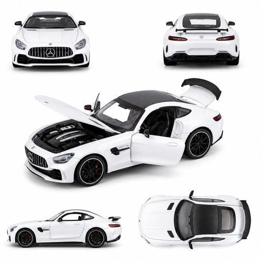 1:24 Mercedes-AMG GT R Diecast Model Car – White