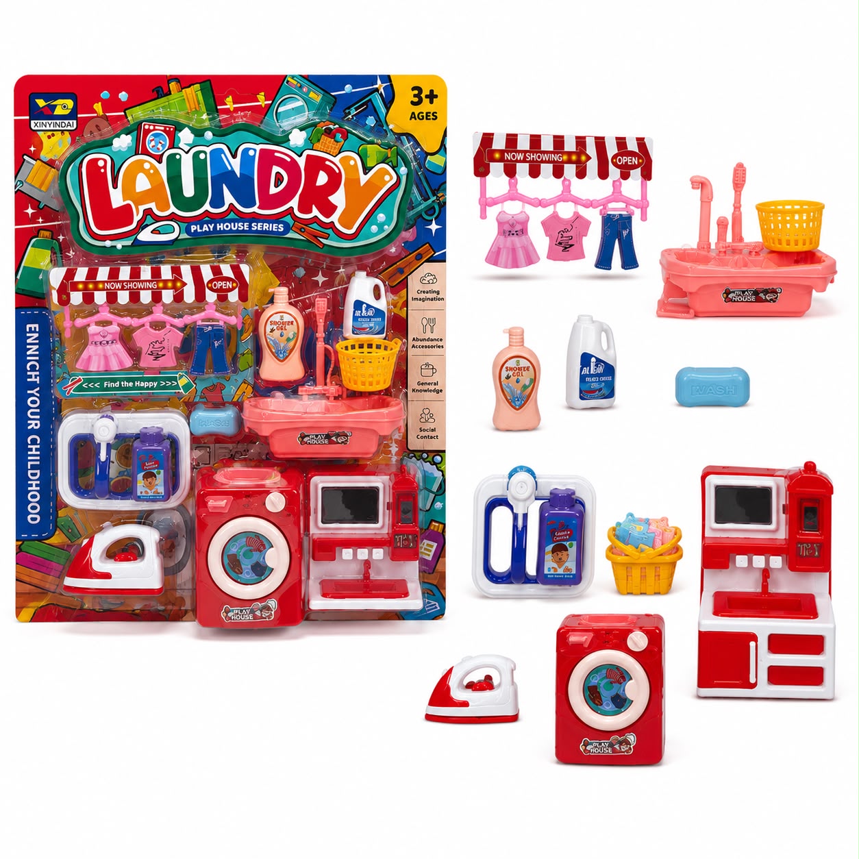 Laundry Play House Series Toy Set