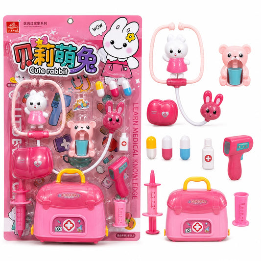 Cute Rabbit Doctor Medical Play Set
