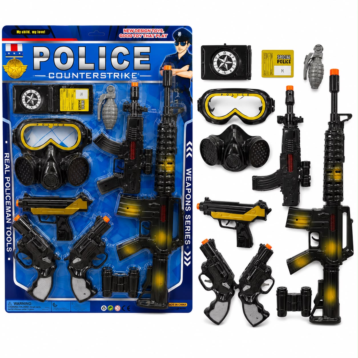 Police Counterstrike Play Set