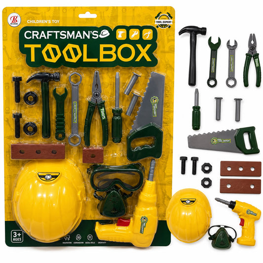 Kids Craftsman’s Toolbox Play Set