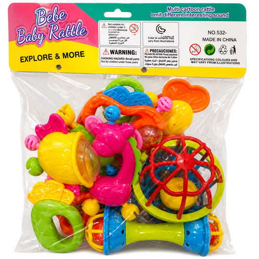 Baby Rattle & Teether Gift Set