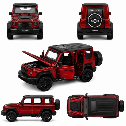 1:24 Die-Cast mercedes g class SUV Model Car – Metallic Red