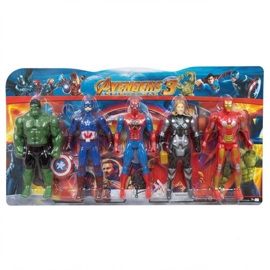 Avengers Heroes Action Figure Set (5 Pieces)
