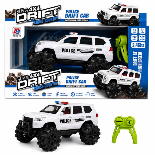 Police car SUV 4x4 drift