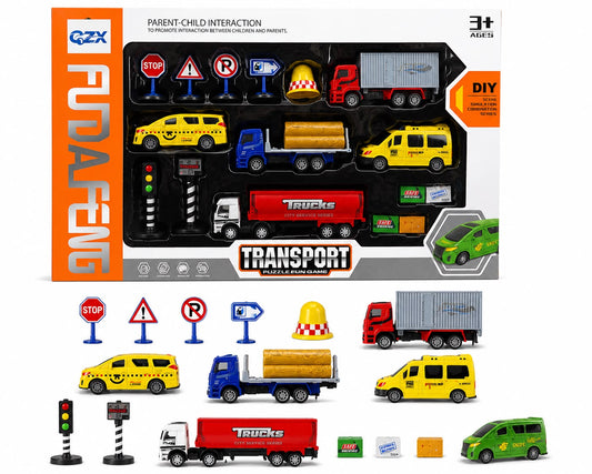Transport City Vehicle Play Set