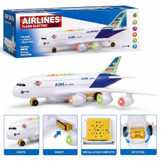 Flash Electric boeng A380 Airplane