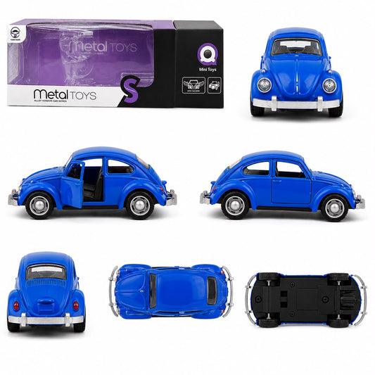 1:36 Classic Blue Beetle Die-Cast Car