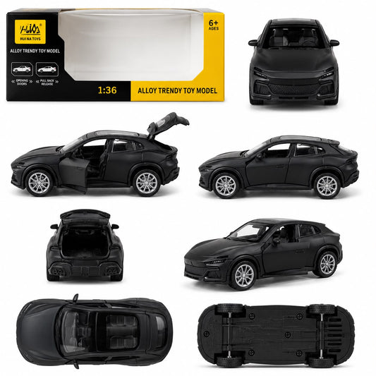 1:36 Matte Black ferrari Alloy Sports SUV Model Car