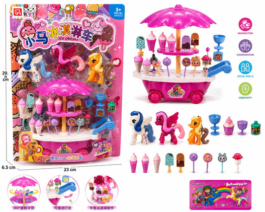 Pony Ice Cream Cart Playset