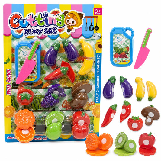 Cutting Fruit & Vegetable Play Set