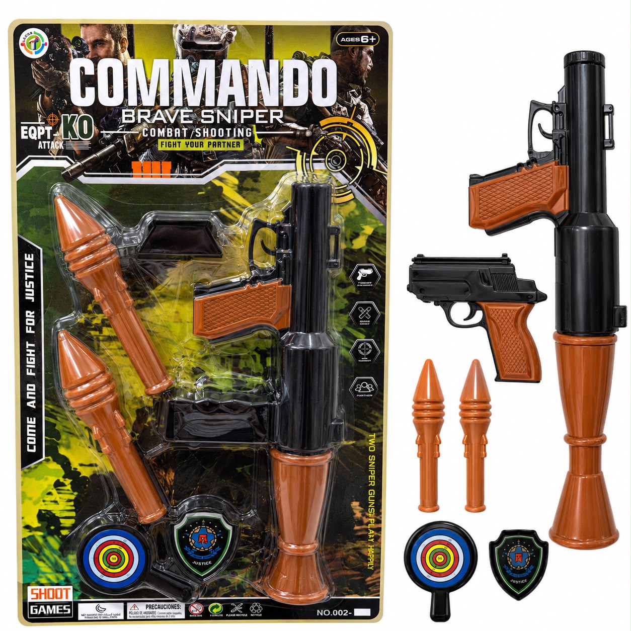 Commando Brave Sniper Play Set