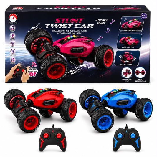 Stunt twist car