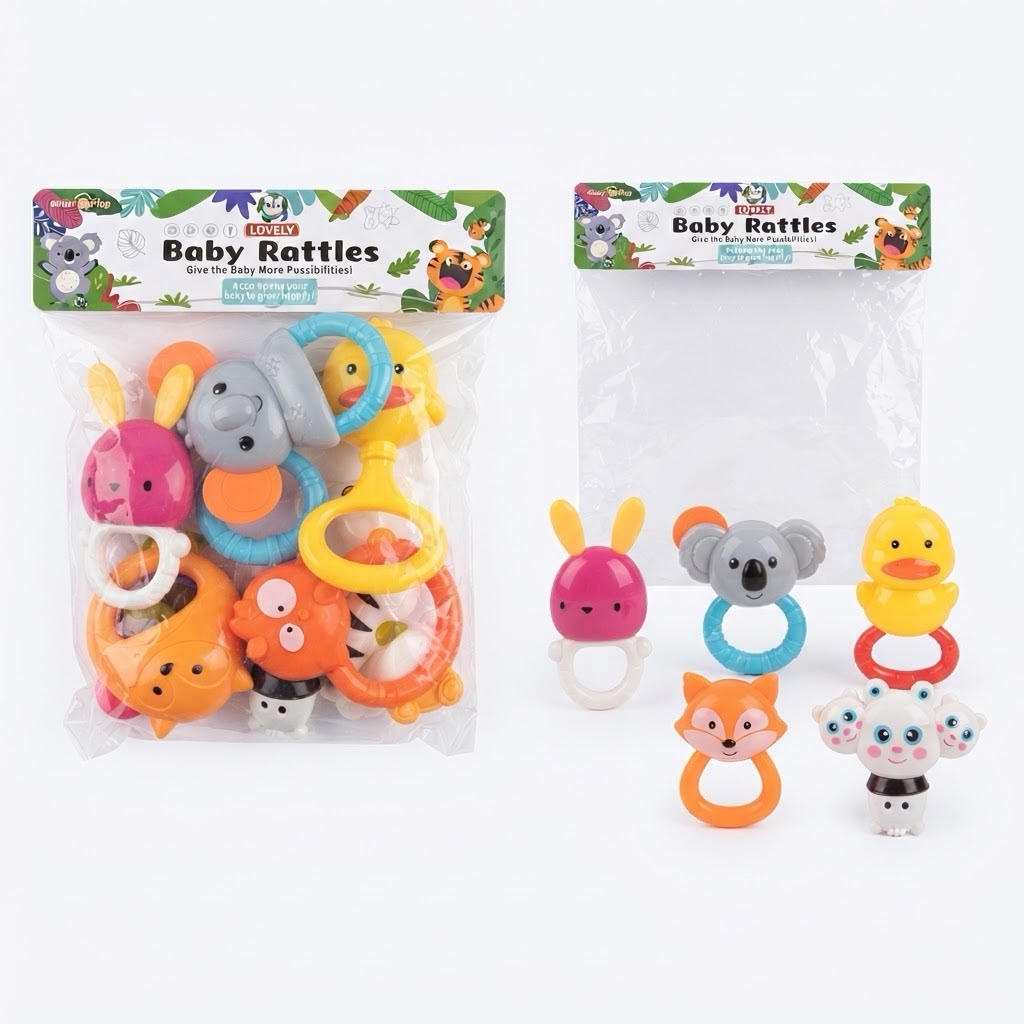 Lovely Baby Rattles (10 pcs set)