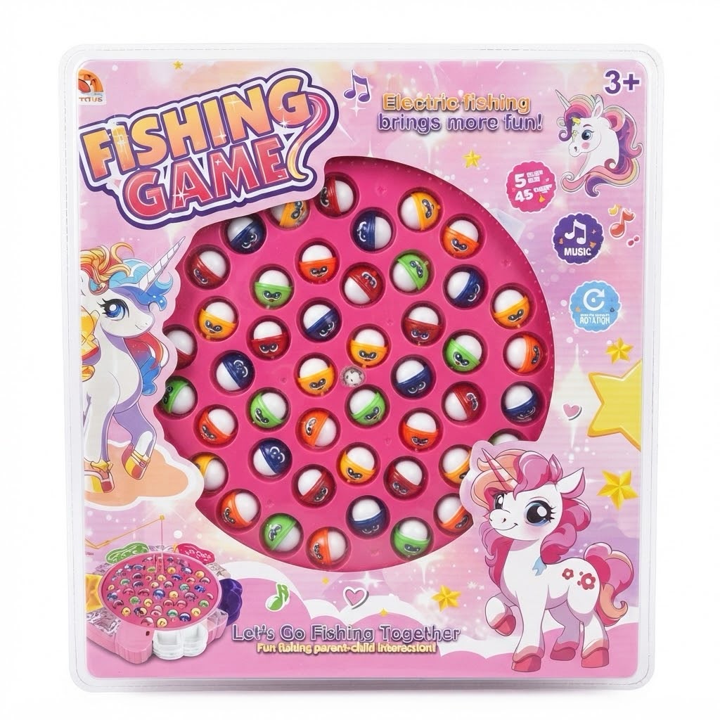 Unicorn-Themed Electric Fishing Game