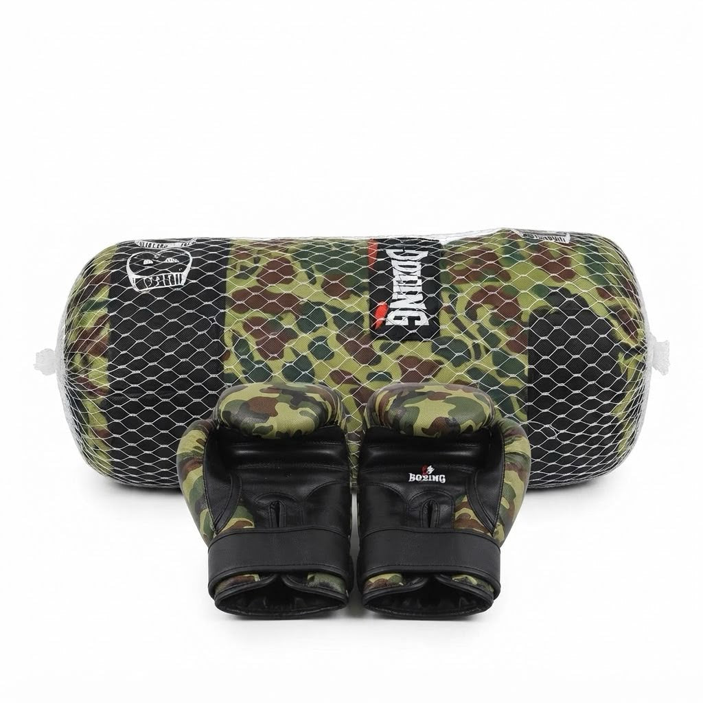 Boxing Bag with Gloves Set