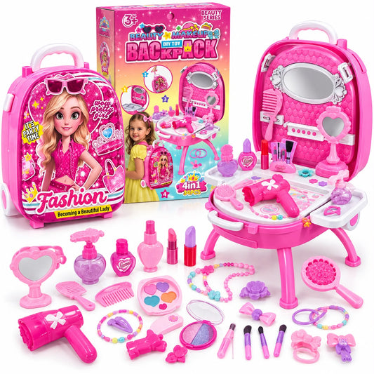 4-in-1 Beauty & Makeup DIY Toy Backpack