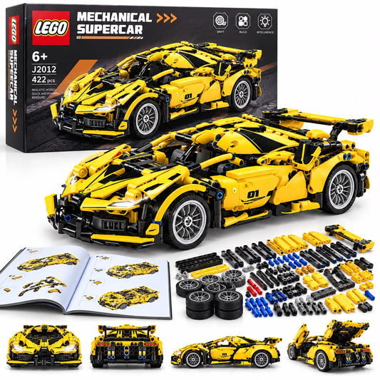 Mechanical Supercar (Luck Brick, No. J2004)