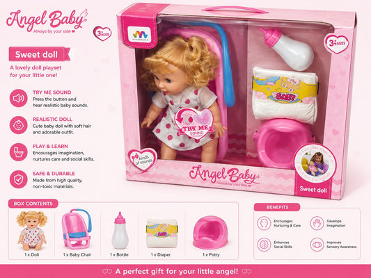 Angel Baby Sweet Doll Play Set