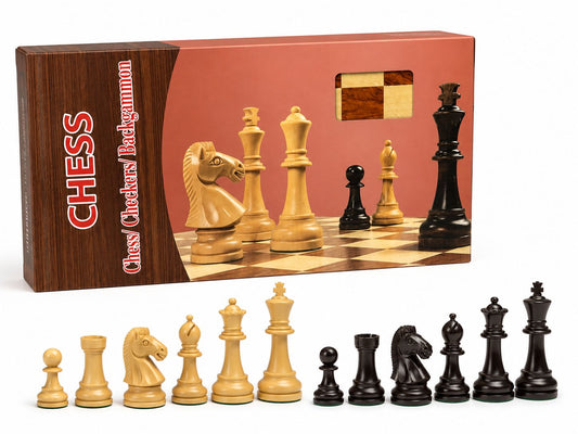 Classic Chess & Checkers Board Game Set