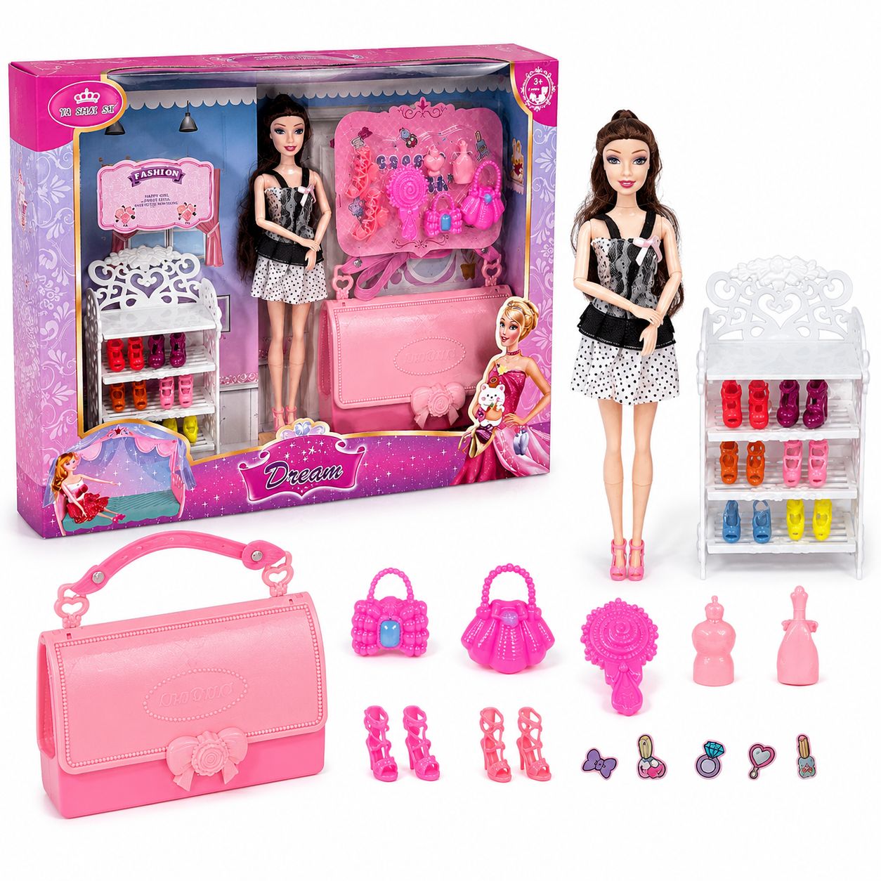 Dream Fashion Doll & Accessories Playset