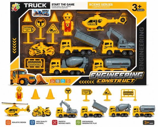 Engineering Construct Vehicle Playset