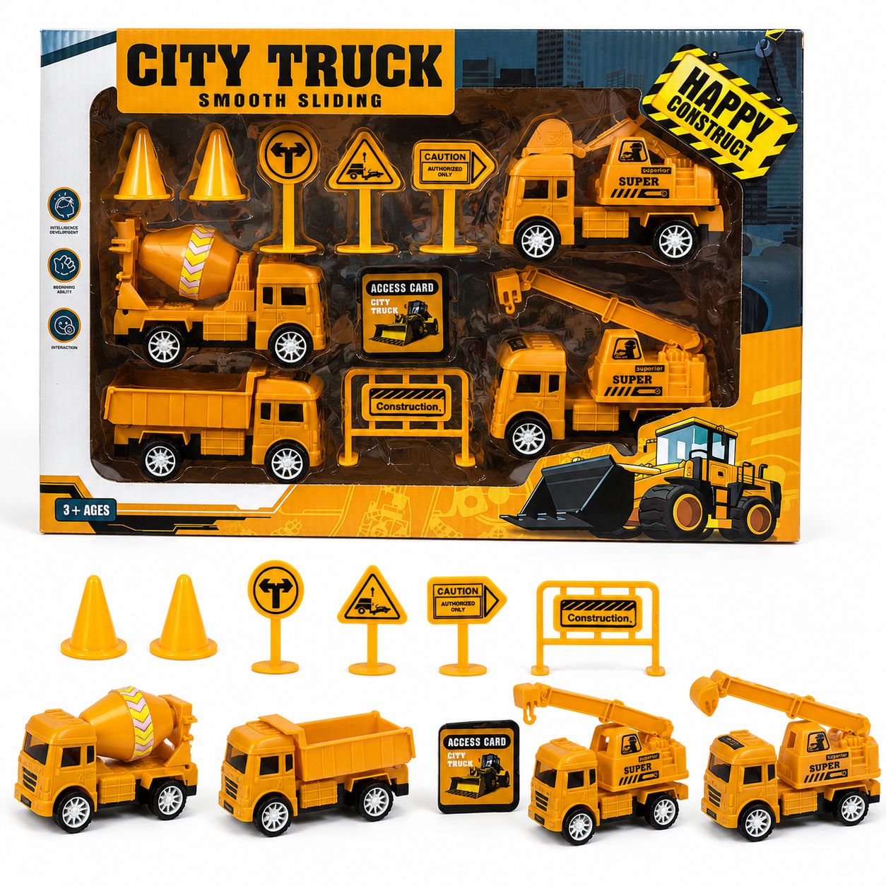 City Truck Construction Vehicle Playset