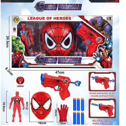 Spider man hero Warrior Superhero Equipment Set