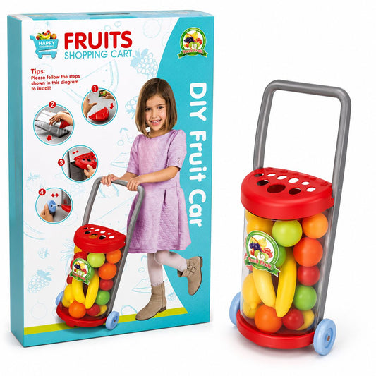 DIY Fruit Shopping Cart Playset