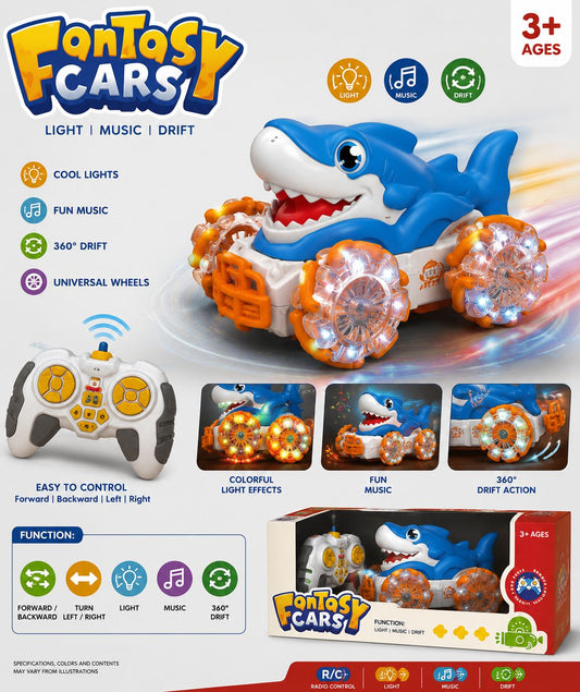 Fantasy shark car