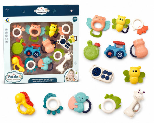 Baby Rattles & Teethers Gift Set