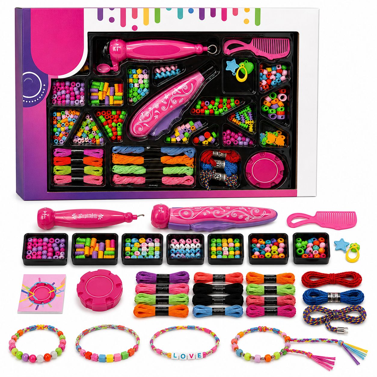 DIY Jewelry Braiding Kit – Complete Craft Set