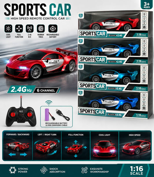 sports car 6 channel