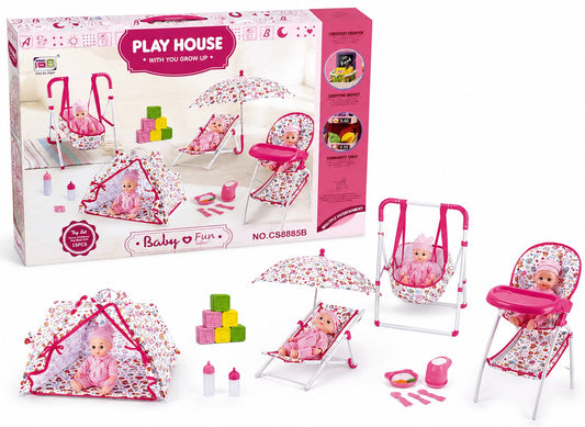 Baby Fun Play House Doll Set