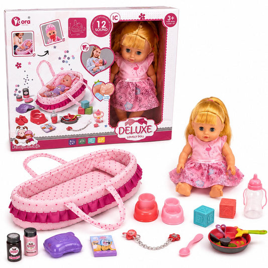 Deluxe Baby Care & Carry Playset