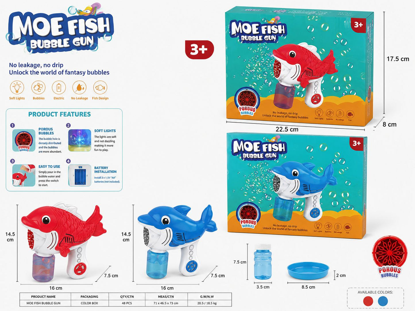 Moe Fish Bubble Gun