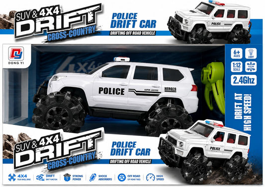 Police car SUV 4x4 drift