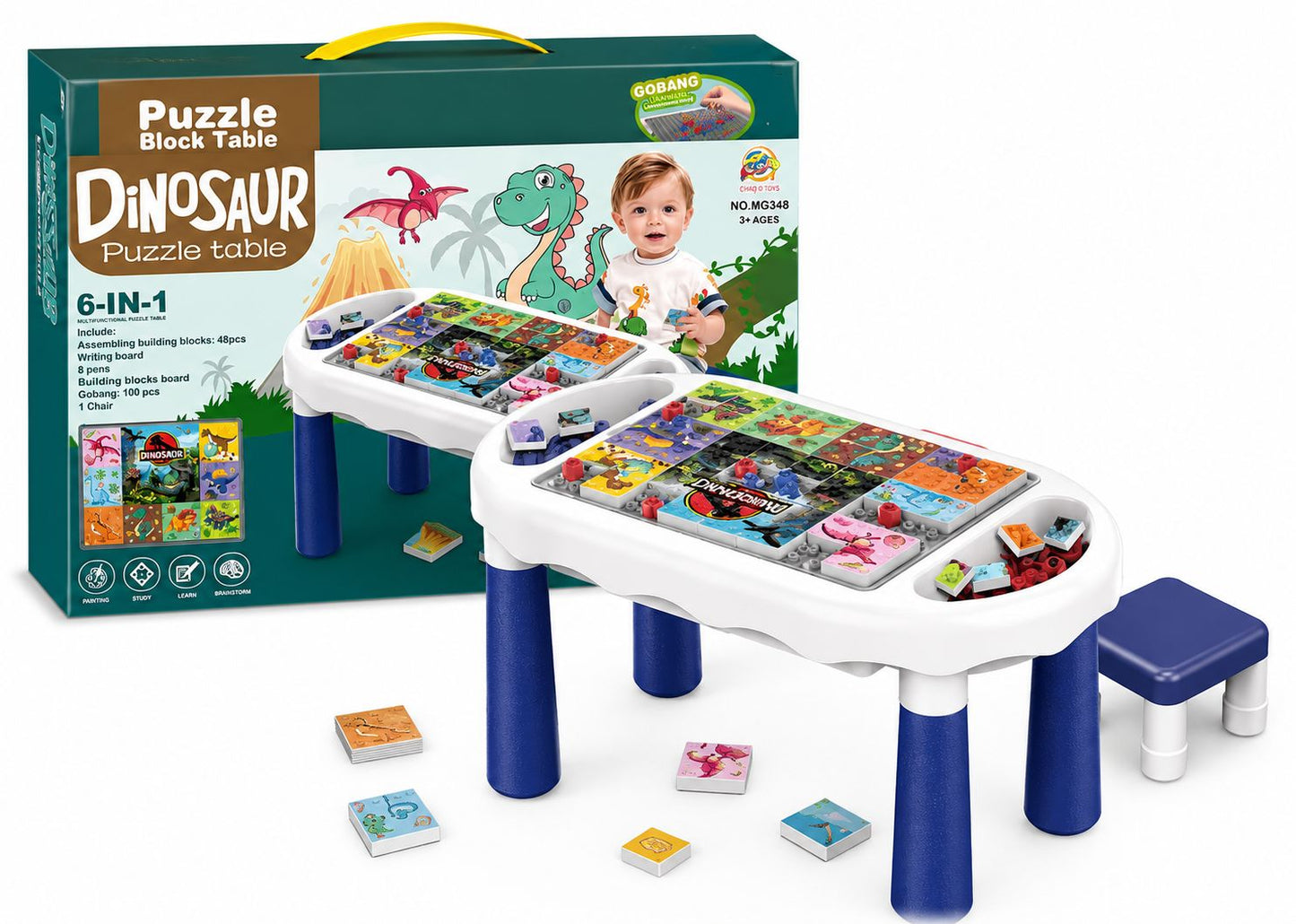 DINOSAUR PUZZLE TABLE