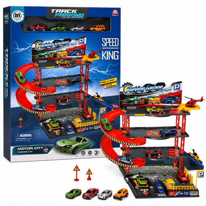Speed King Parking Garage Playset